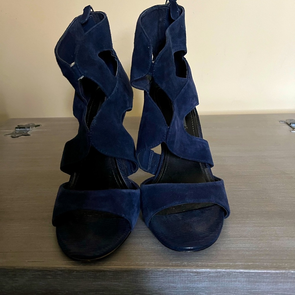 Blue suede shoes